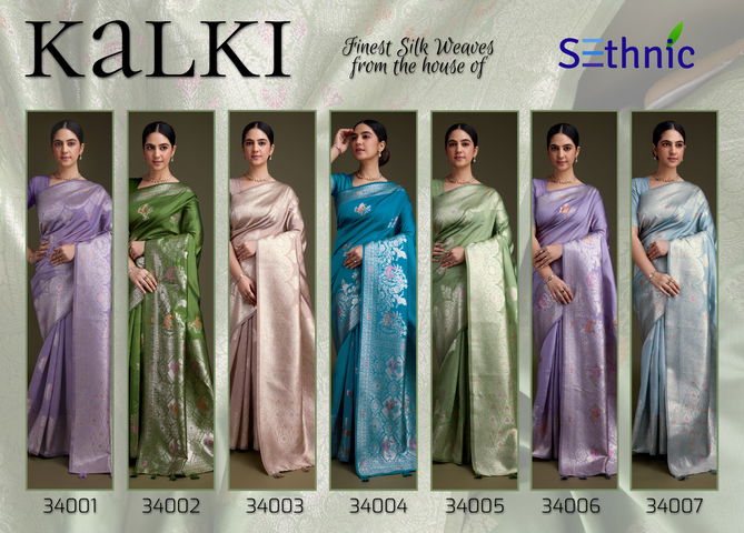 Kalki By Sethnic Soft Silk Fancy Saree Wholesale Market In Surat