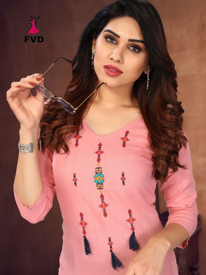 Kites 2 Fancy Ethnic Wear Rayon Kurti With Bottom Collection