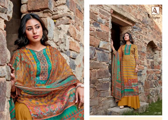 Alok Nagmaa 2 Latest Fancy Designer Casual Wear Pure Jaam Digital Print with Swarovski Diamond Designer Dress Material
