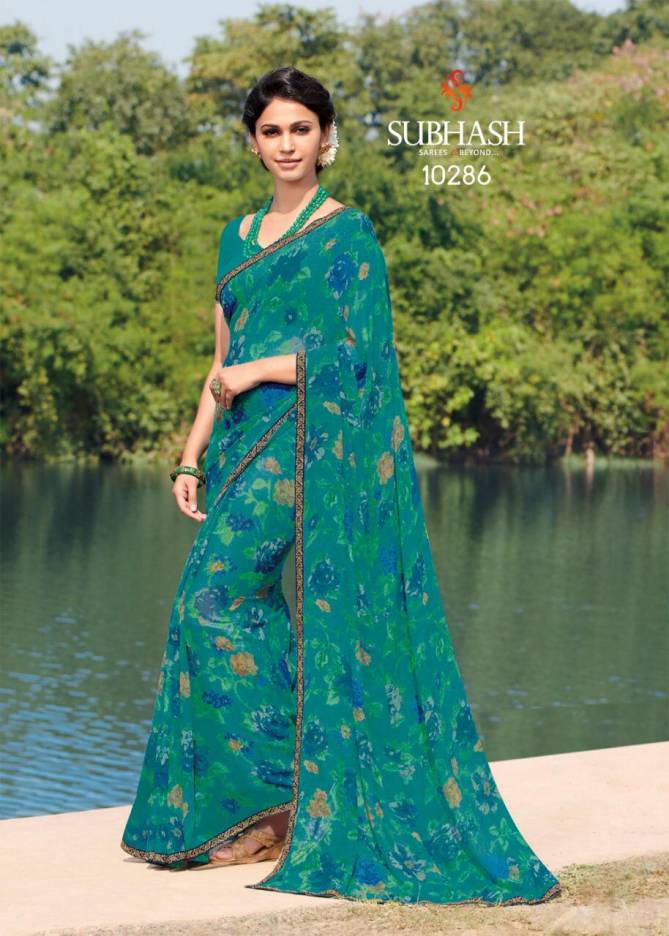 Subhash Hero 8 Latest Designer Printed casual Wear Saree Collection 