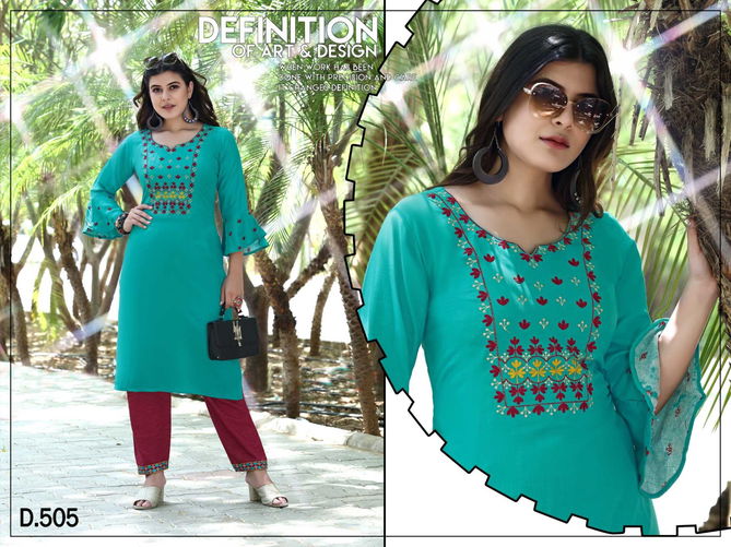 Trisha Ethnic Wear Latest Fancy Kurti With Bottom Collection
