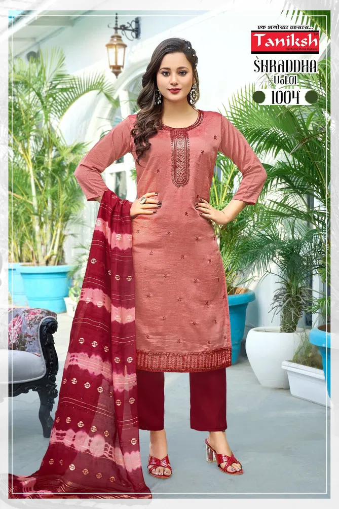 Shraddha Vol 1 By Taniksh Vichitra Kurti With Bottom Dupatta Suppliers In India