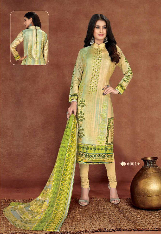 Gori Pakiza Vol 6 Latest Heavy Cotton Printed Casual Wear Dress Material Collection 