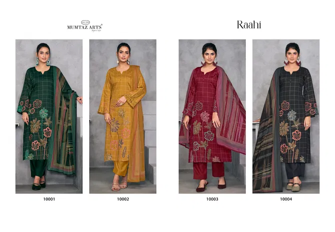 Raahi By Mumtaz Jam Silk Printed Dress Material Exporters In India