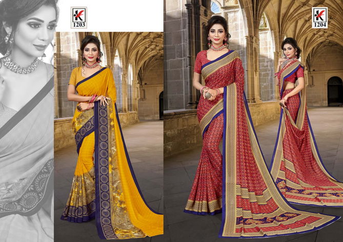 Halla Bol 102 Rennial Casual Daily Wear Renial Printed Saree Collection
