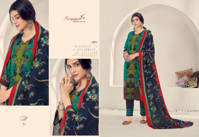 Suryajyoti Seerat 1 Latest Fancy Designer Casual Regular Wear Cotton Printed Dress Material Collection
