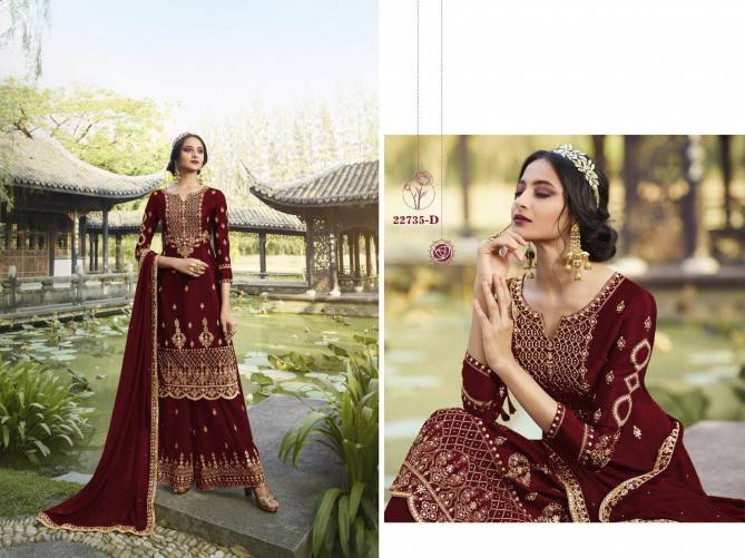 Nargis Latest Designer Piece Salwar Suit Collection For Wedding And Functions With Embroidery Work And Heavy Embroidery Work 4 Side Lace Dupatta