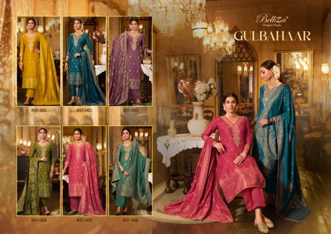 Gulbahaar By Belliza Winter Wear Woollen Pashmina Dress Material
