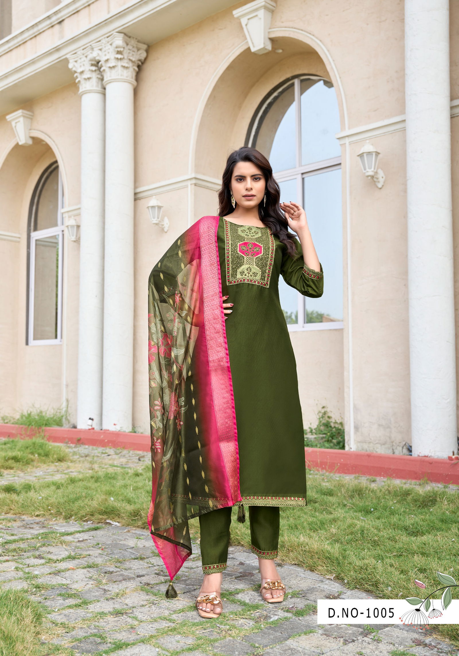 Maharani Vol 1 By Vaniska Kurti With Bottom Dupatta Exporters In India