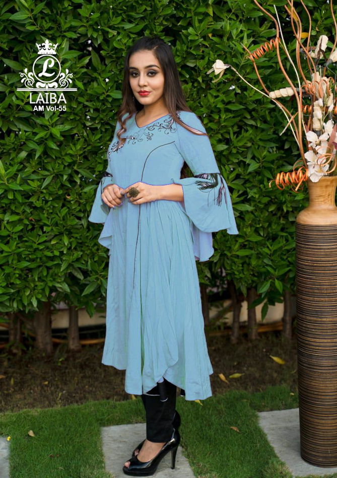 Laiba Formal Cotton Edition 55 Casual Wear Fancy Designer Pure Cotton flex Top Readymade Collection