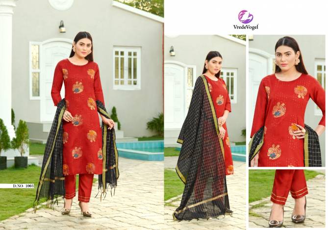 Vredevogel Reewa Fancy Designer Festive Wear Silk Latest Ready Made Collection