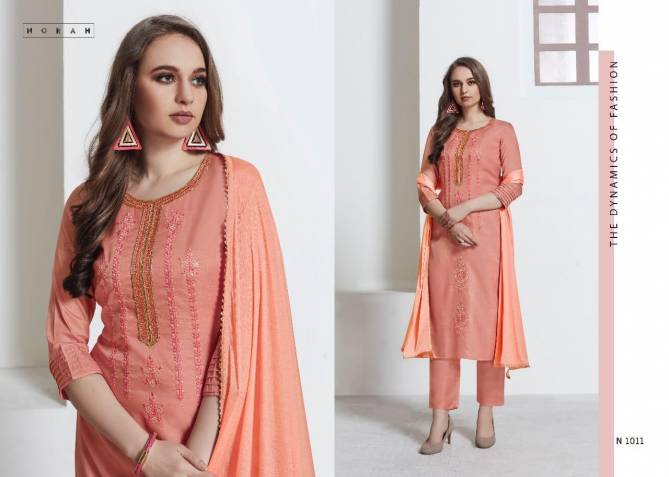 Neaha Fashion Netra Tussel silk with cotton inner and Heavy Embroidery in Zari and Sequence Work Salwar Suits With Embroidery Work Plazzo