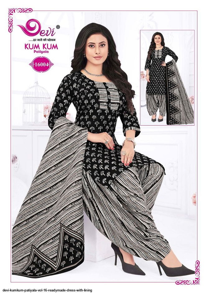 Devi Kumkum Patiyala Vol 16 Indo Cotton Printed Readymade Dress Exporters In india