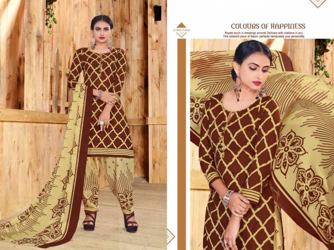 Pankhudi 5 Latest Regular Wear Printed American Crepe Dress Material With Chiffon Dupatta Collection