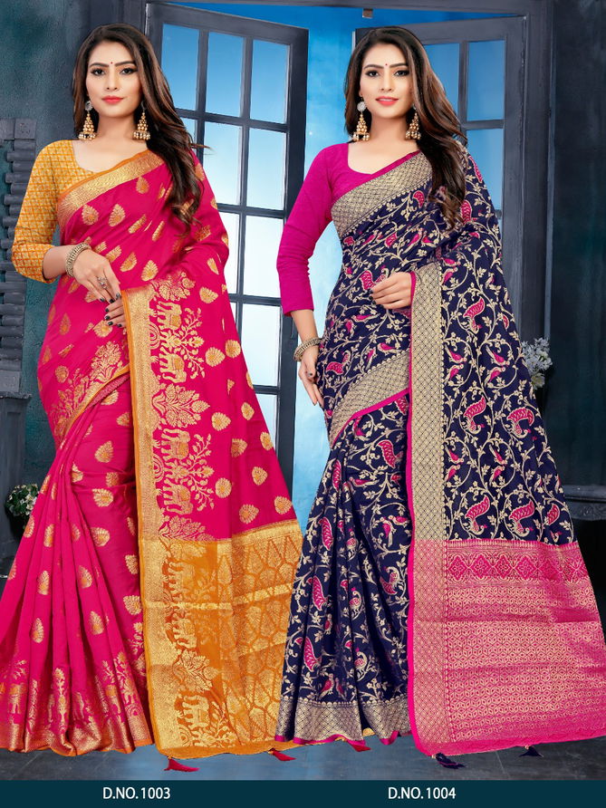 Ronisha Rumaani Silk Festive Casual Wear Latest Designer Saree Collection