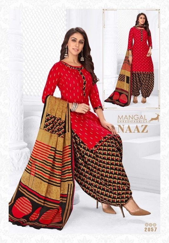 Mangal Shree Naaz 2 Fancy Regular Wear Cotton Printed Dress Material Collection