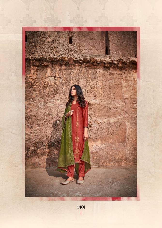 Deepsy Arina Heavy Designer Festive Wear Silk Embroidery Salwar Kameez Collection