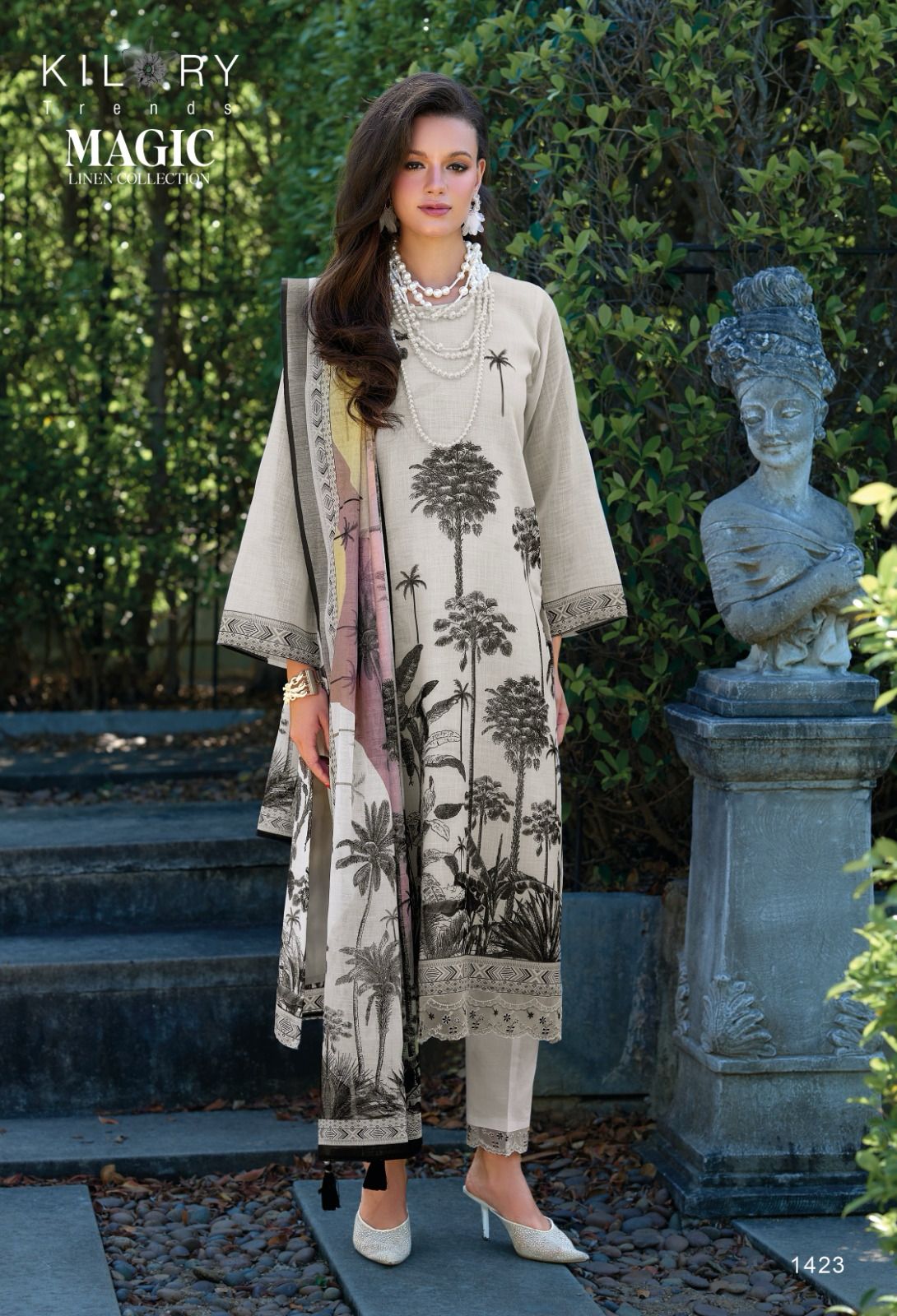 Magic By Kilory Linen Embroidery Salwar Kameez Exporters In India