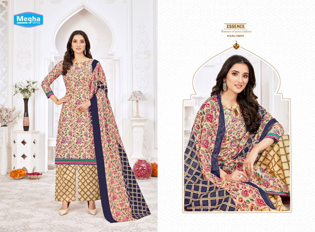 Megha Raazi 2 Latest fancy Designer Regular Casual Wear Printed Cotton Dress Material Collection
