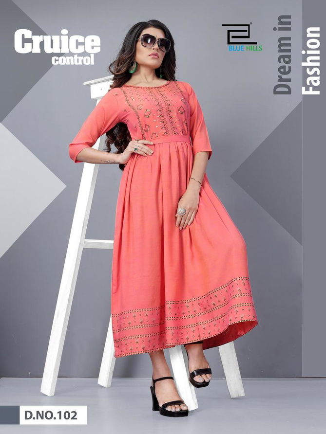 VEE FAB SHIVI Fancy Designer Ethnic Wear Heavy Rayon Two Tone Anarkali Kurtis Collection