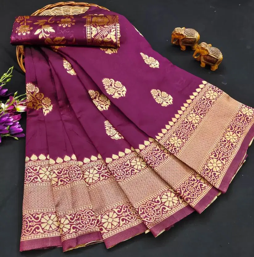 Madhubala By Aab Soft Lichi Silk Designer Wear Saree Suppliers In India