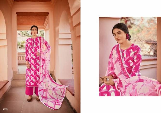 ZIYAA VOL-02 Latest Fancy Designer Fancy Casual Wear Heavy Rayon Slab With Baton Tai Lace Salwar Suit Collection