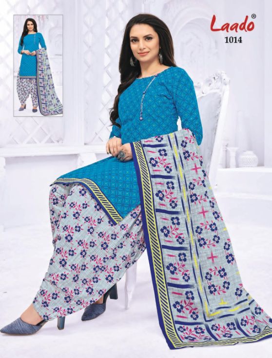 Laado Priti Patiyala 10 Casual Daily Wear Cotton Printed Dress Material Collection