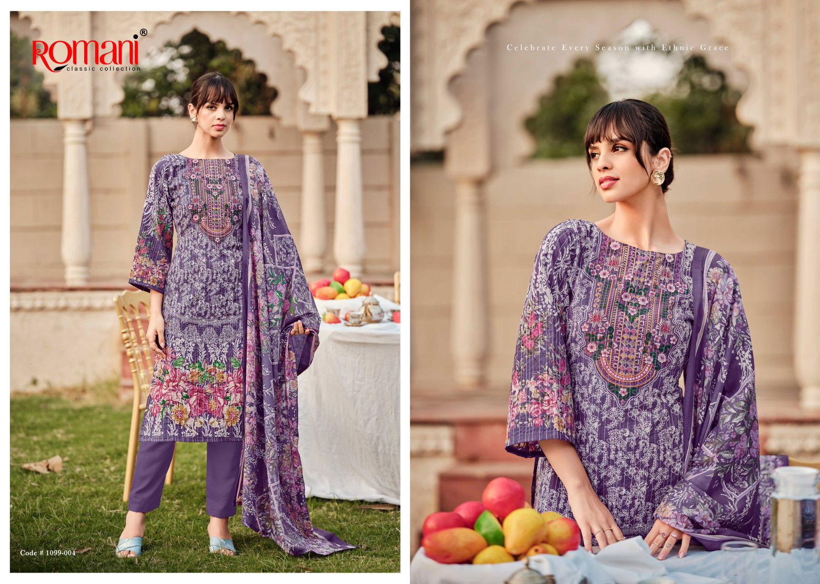 Romani Saniya Soft Cotton Digital Printed Dress Material