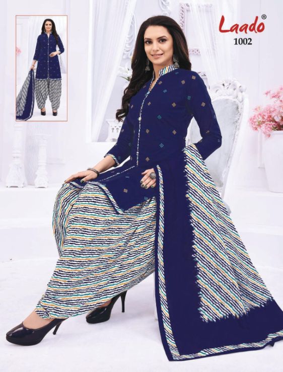 Laado Priti Patiyala 10 Casual Daily Wear Cotton Printed Dress Material Collection