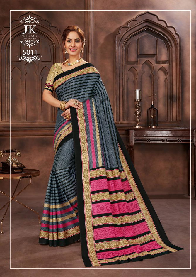 Jk Tulsi Avantika Vol 5 Latest Printed Cotton Regular Wear Saree Collection 