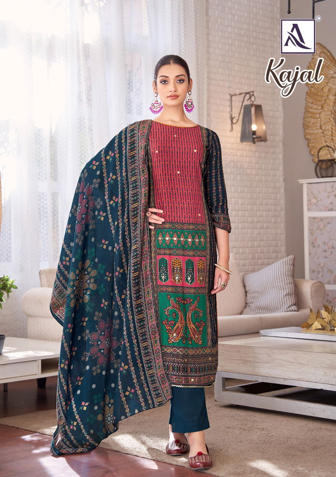 Kajal By Alok Suit Viscose Reyon Dress Material Wholesalers In Delhi