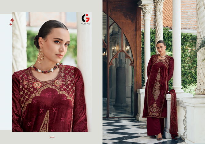 Alfaz By Gull Jee Winter Wear Viscose Velvet Salwar Kameez Wholesale Online