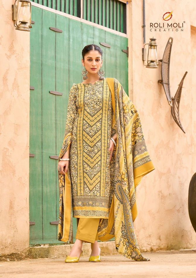 Liyana By Roli Moli Pashmina Dress Material Surat Wholesale Market