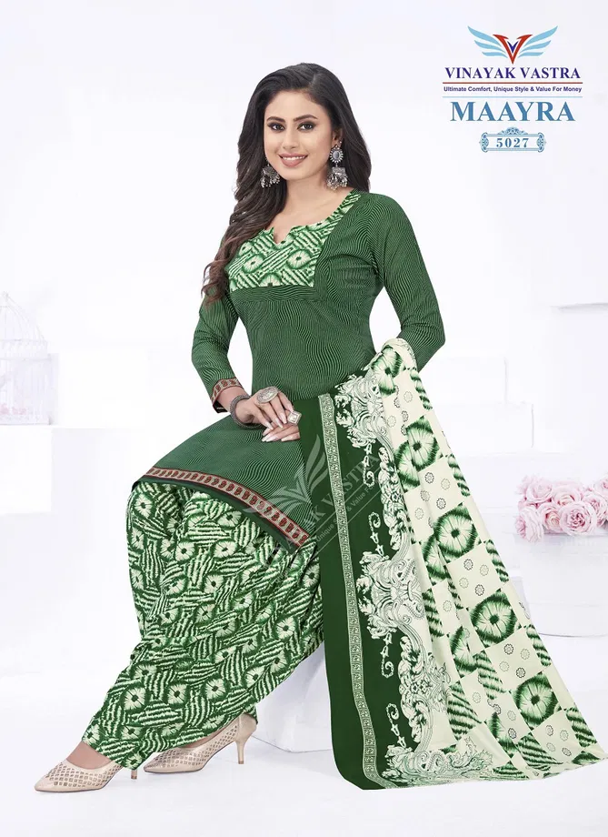 Vinayak Vastra Maayra Vol 2 Printed Dress Material Catalog
