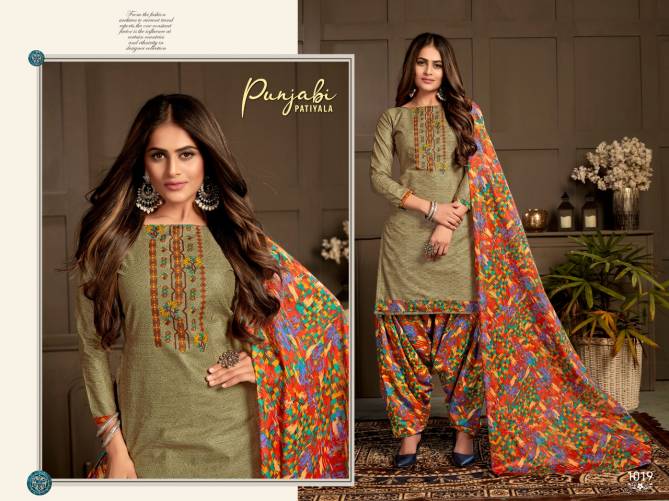 Ganesha Punjabi Patiyala 1 Latest Collection Of Ready Made Daily Wear Printed Cotton Salwar Kameez 