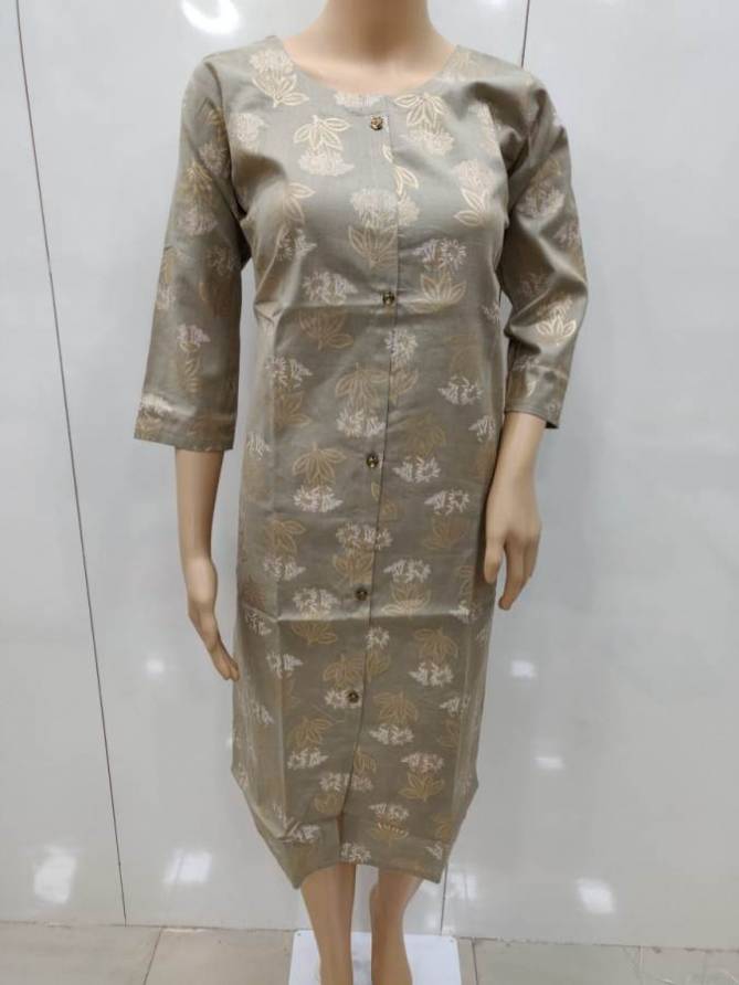 Latest Casual Office Wear Printed Pure Cotton Kurtis Collection 