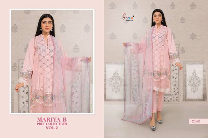 Shree Mariya B Pret Collection 2 Fancy Ethnic Wear Pakistani Salwar Kameez Collection
