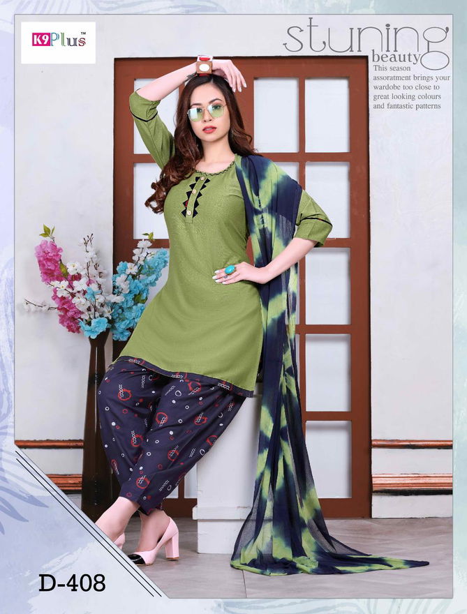 K9 Plus Pratigya 8 Latest fancy Regular Wear Rayon Printed Ready made Salwar Suit Collection
