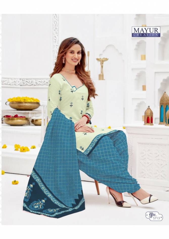 Mayur Creation Khushi 57 Cotton Printed Casual wear Dress Material Collection
