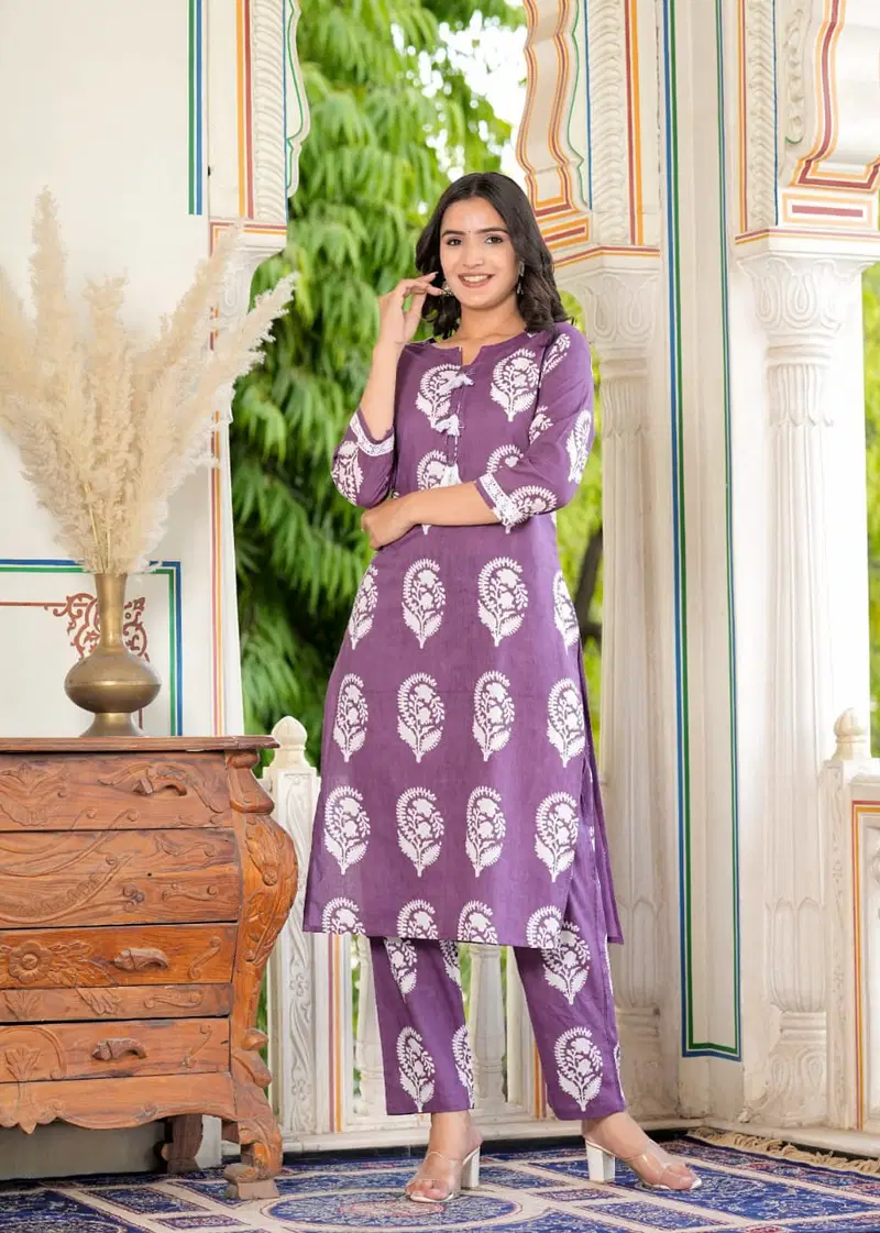 Ziyaa Vol 64 Cotton Printed Kurti With Pant Wholesale Market In Surat