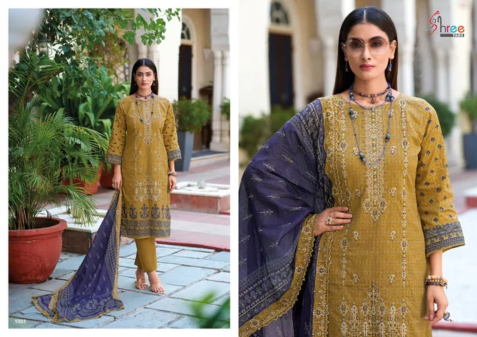 Bin Saeed Lawn Collection Vol 15 By Shree Cotton Pakistani Suit Wholesalers In Delhi