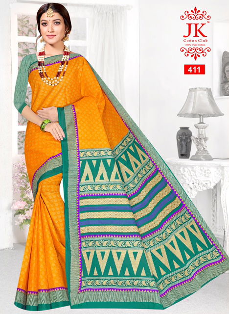 Jk Kangana 4 Cotton Printed Regular Wear Saree Collection
