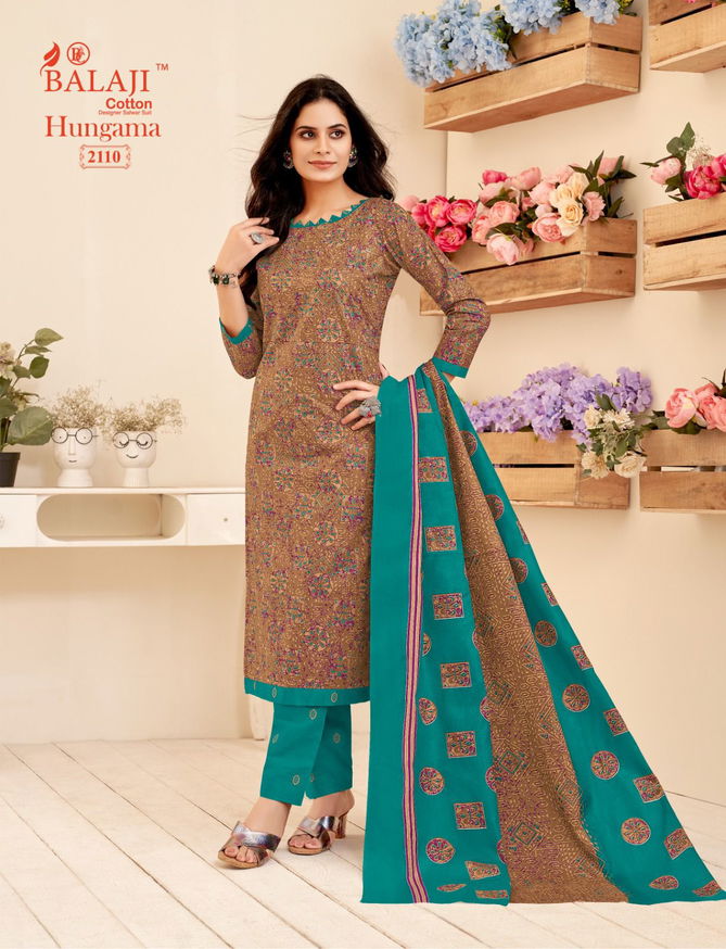 Hungama Vol 21 By Balaji Pure Cotton Printed Dress Material Online Wholesale