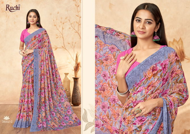 Ragaa Georgette Vol 15 By Ruchi Daily Wear Wholesale Sarees Suppliers In India