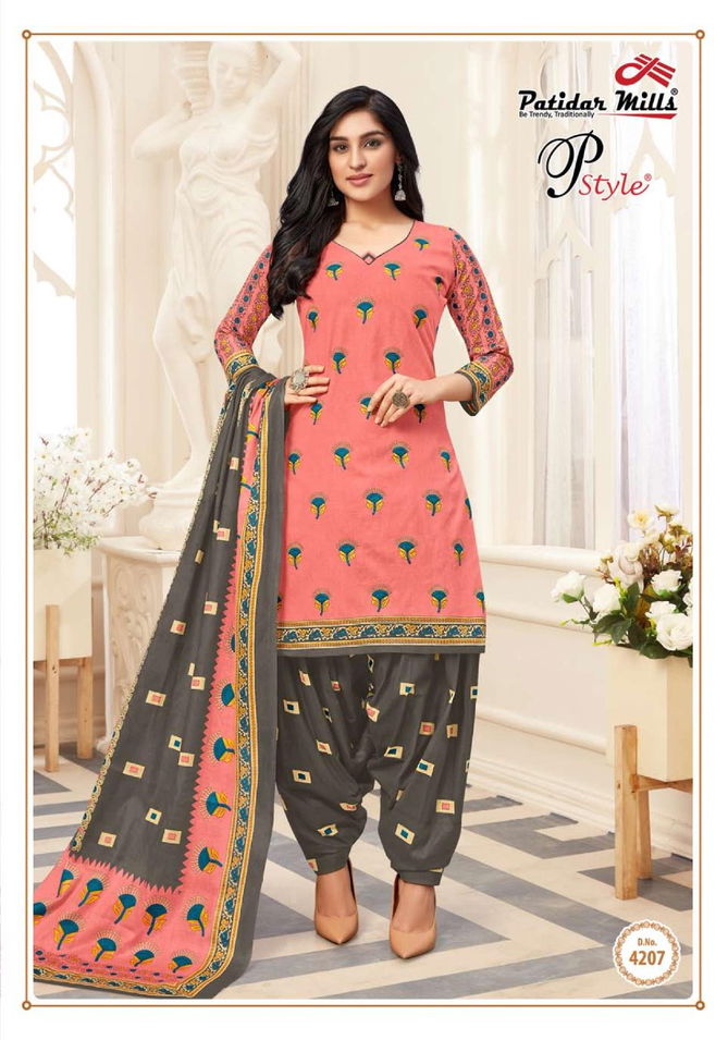 Patidar P Style 42 Latest fancy Designer Regular Wear Printed Cotton Collection