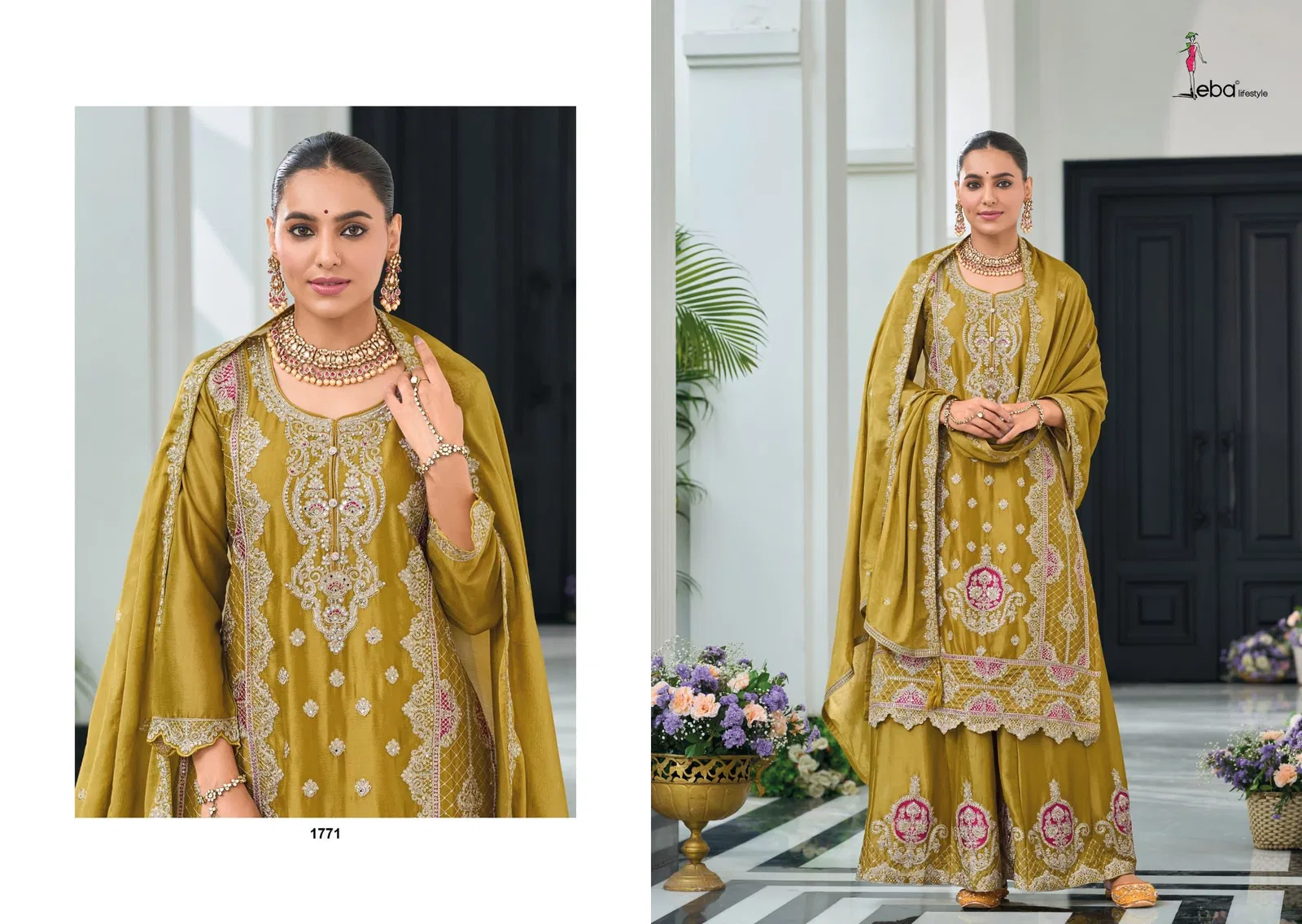  Zulfat by Eba Chinon Embroidered Ready Made Suits for Eid