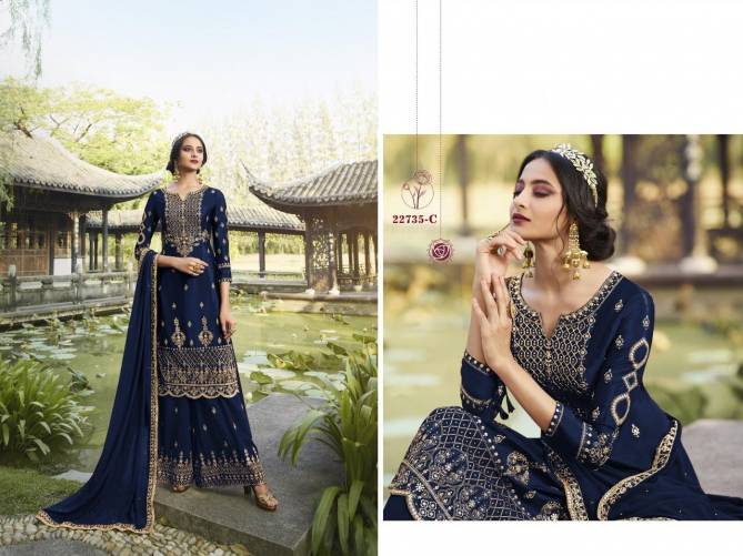 Nargis Latest Designer Piece Salwar Suit Collection For Wedding And Functions With Embroidery Work And Heavy Embroidery Work 4 Side Lace Dupatta