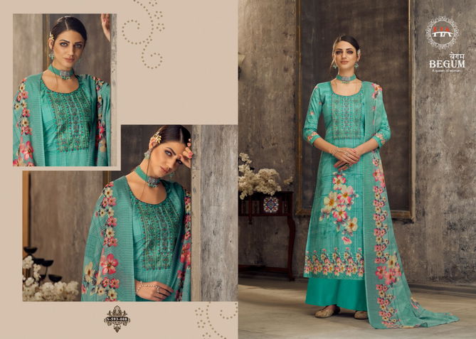 Harshit Begum Pure Cotton Designer Casual Wear Dress Material Collection
