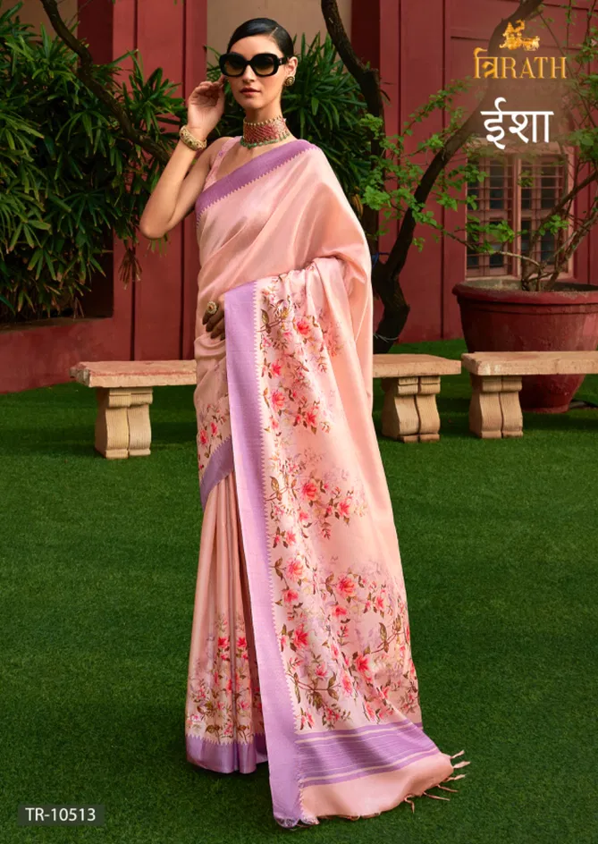 Isha By Trirath Art Silk Digital Printed Sarees Orders In India