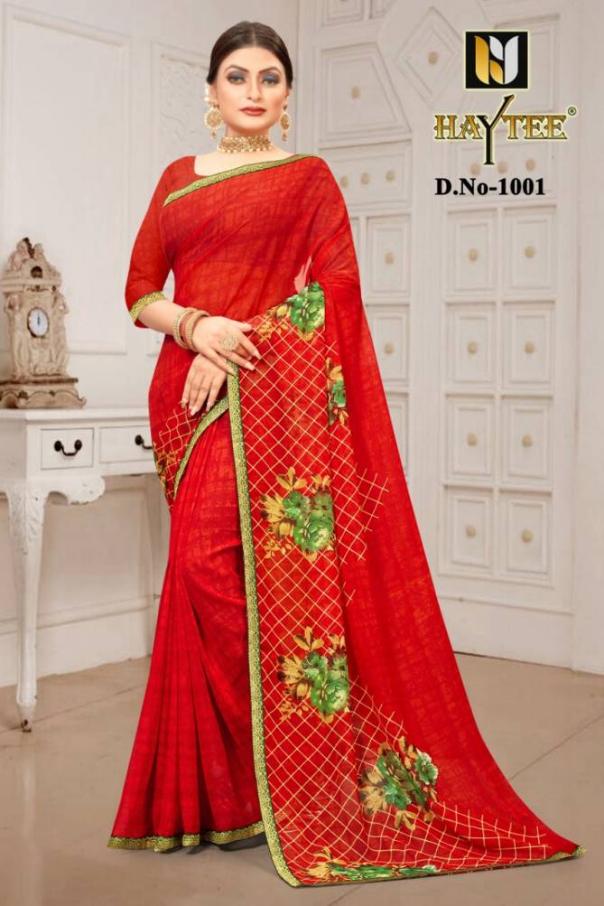 Haytee Gmail 85 Latest Collection Of Dani Printed Daily Wear Saree 